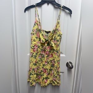 Yellow/Rose Romper